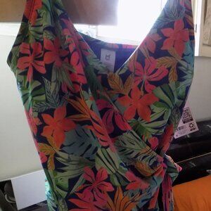 Member's Mark Women One piece Wrap-Style Swimsuit - Sz - XXL